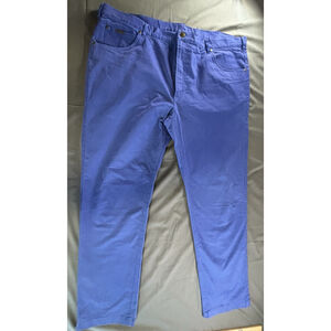 Peter Christian Men’s Blue Stretch Cotton Chinos Trousers W44 L32